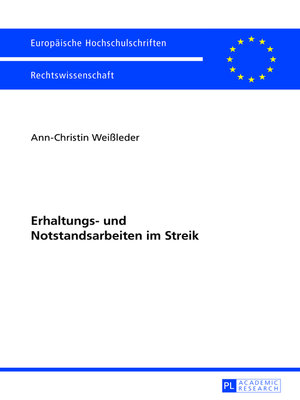 cover image of Erhaltungs- und Notstandsarbeiten im Streik